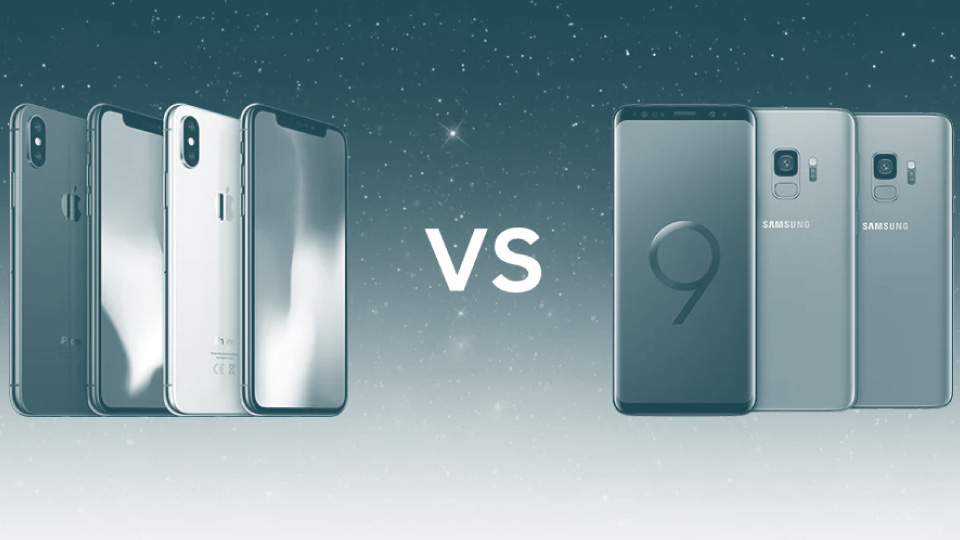 iPhone X vs Samsung Galaxy S9